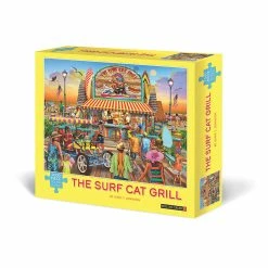 Cheapest ✨ Willow Creek Press The Surf Cat Grill 1000-Piece Puzzle 😍
